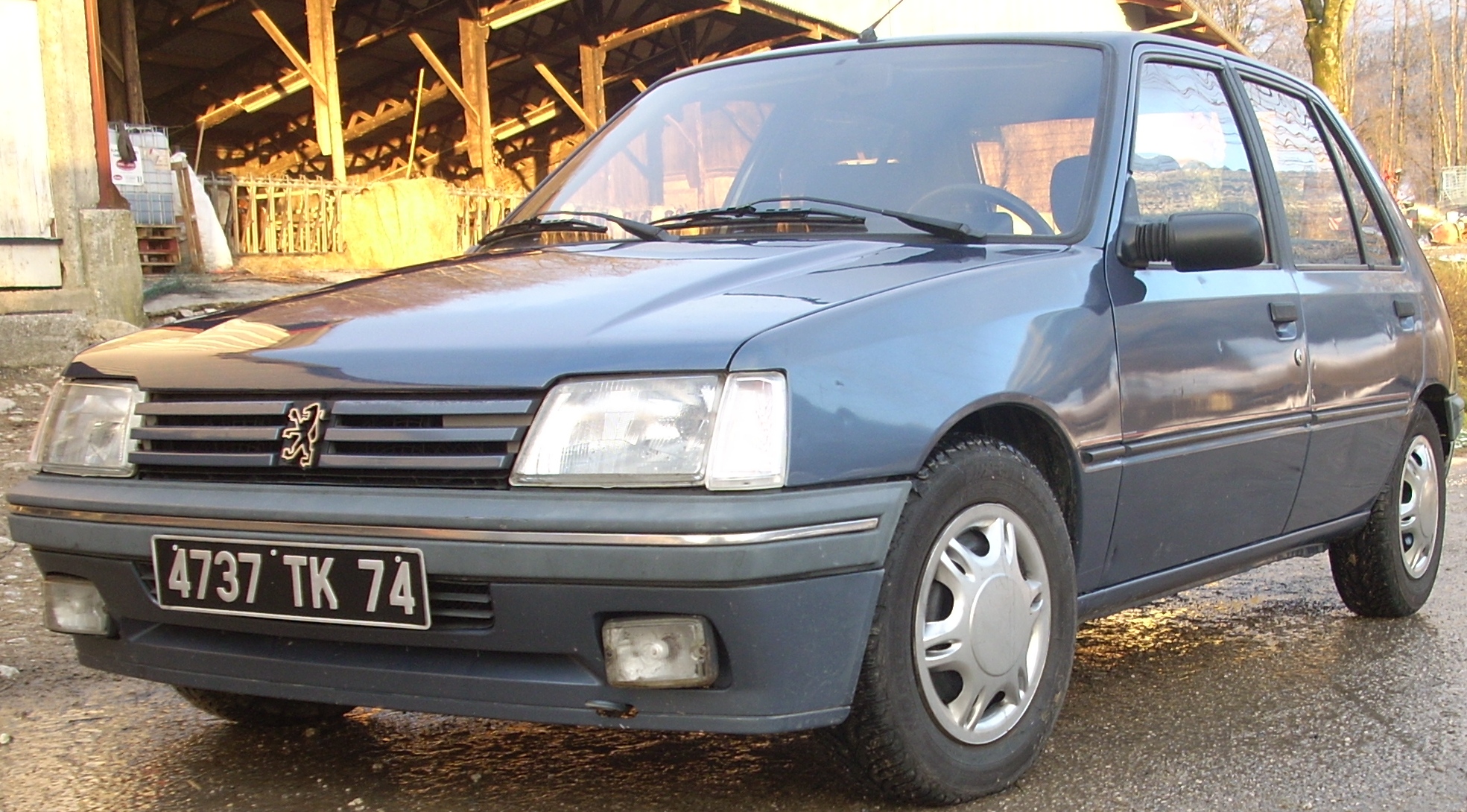 Annonce Auto annecy thorens gliere peugeot 205 td.