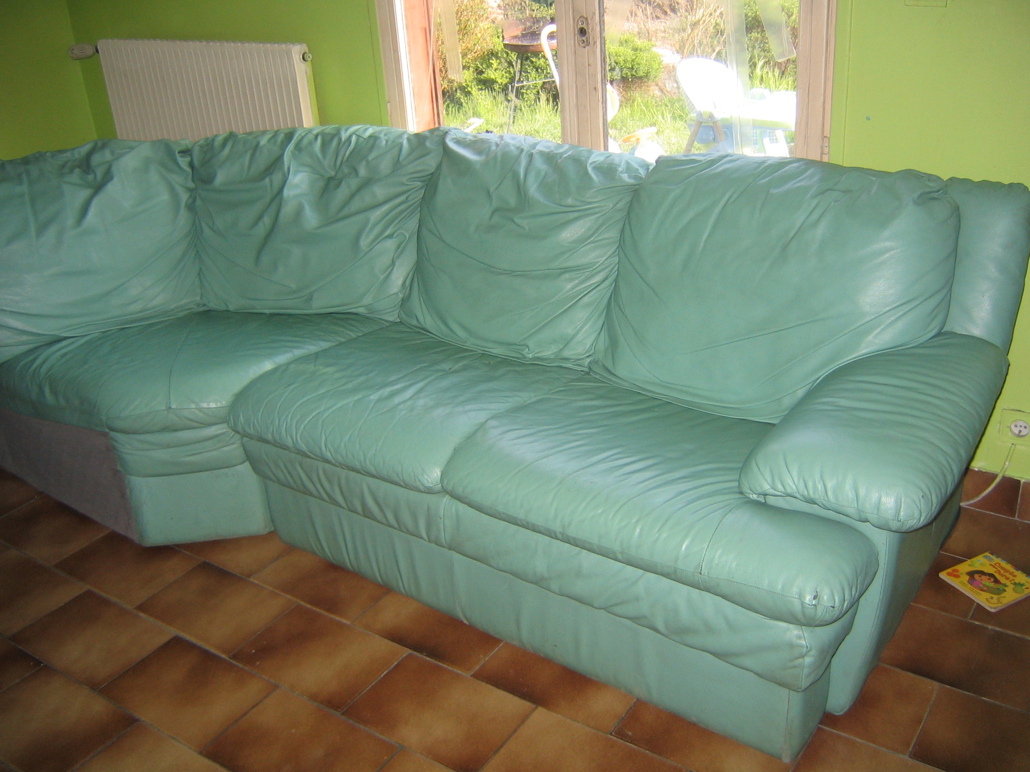 Annonce Meubles annecy thorens gliere vds canape d angle vert.